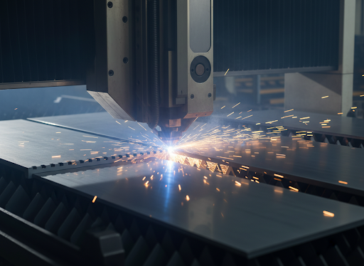 CNC cutting steel profile plates